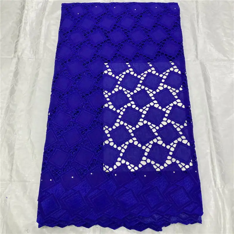 

Nigerian African Dry Cotton Lace Fabric 2021 High Quality Lace Embroidery Swiss Voile Lace In Switzerland Sewing ! TL40835