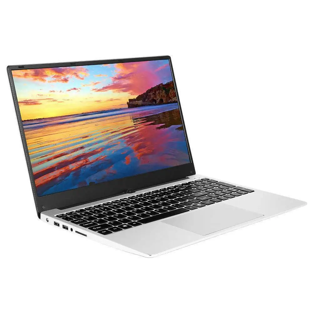 Серебристый VORKE ноутбук 15 ноутбук Intel Core i7-4500U 15,6 ''экран 1920*1080 Windows 10 компьютер 8 Гб DDR4 256 ГБ SSD игры ноутбуки - Цвет: Серебристый