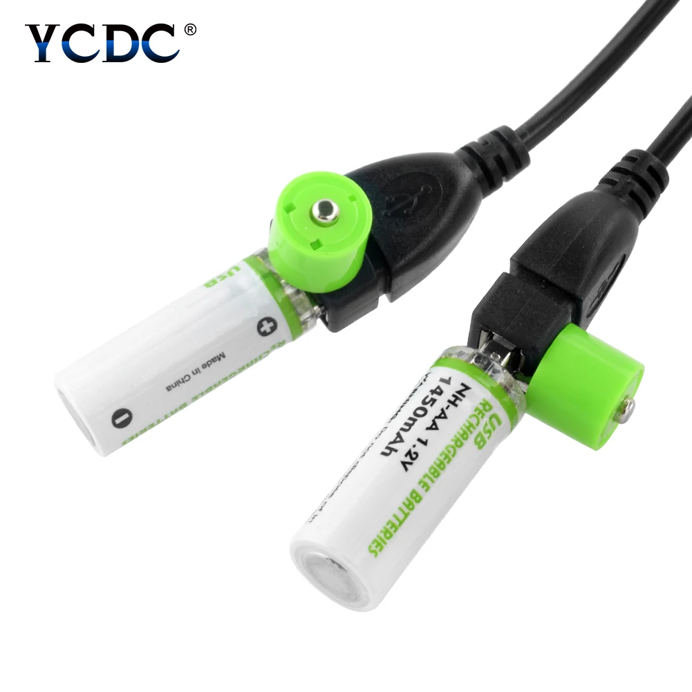 Перезаряжаемая батарея AA высокой емкости 1 2 в 1450 мАч полимерная ni mh с USB