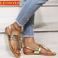 new chain decoration fashion trend women sandal bare foot open toe beach sandal comfortable toe clipping women party shoes