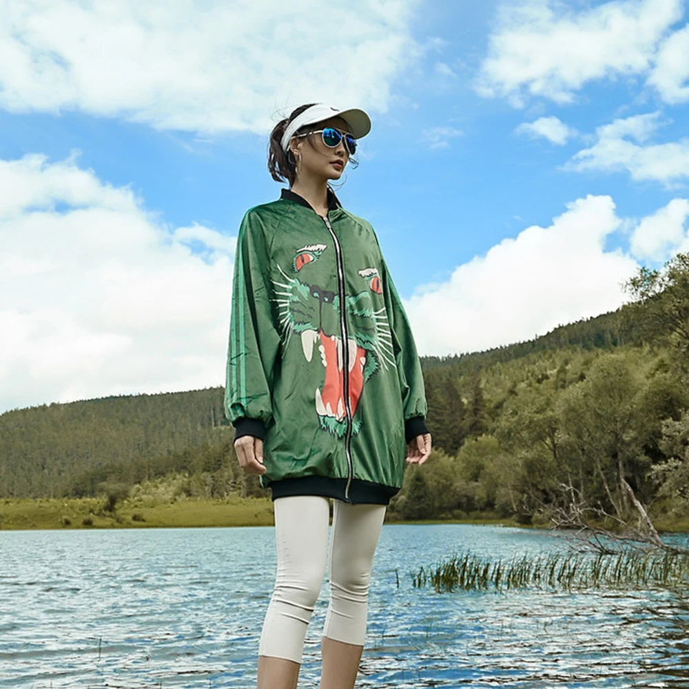 Новая женская куртка большого размера Гепард Ретро чистый цвет мода|Женские