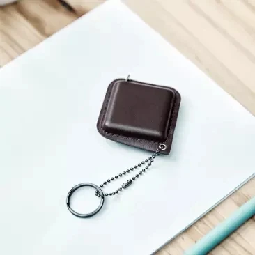 Xiaomi рулетка из натуральной кожи портативная Выдвижная линейка сантиметр дюймов лента в рулоне швейная портная лента мера 150 см/60 дюймов