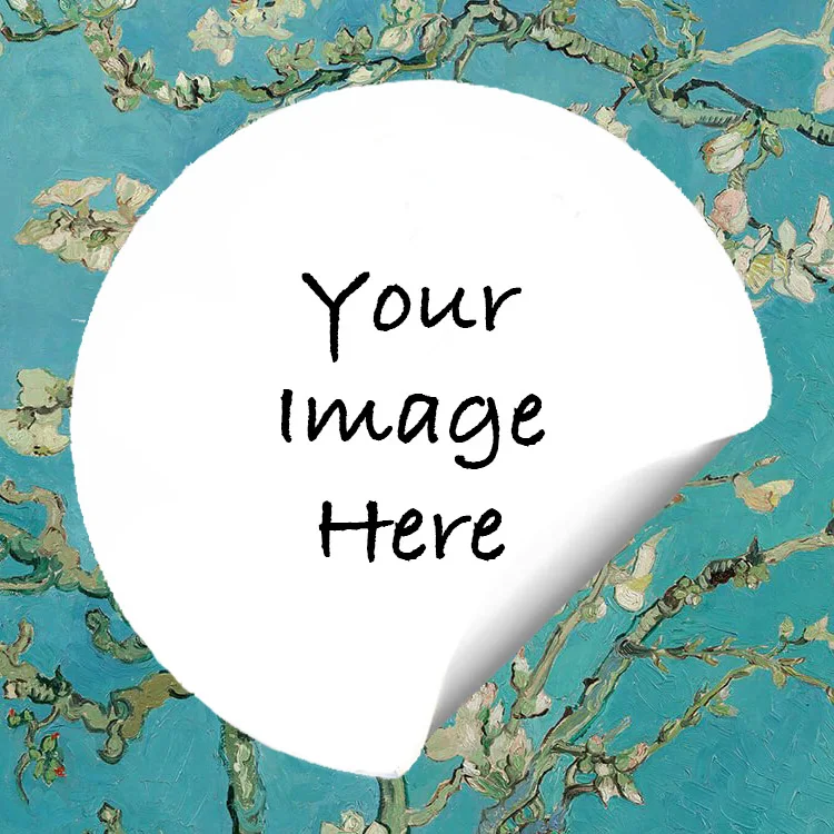 100 шт. персонализированные наклейки прозрачная клейкая этикетка логотип фото