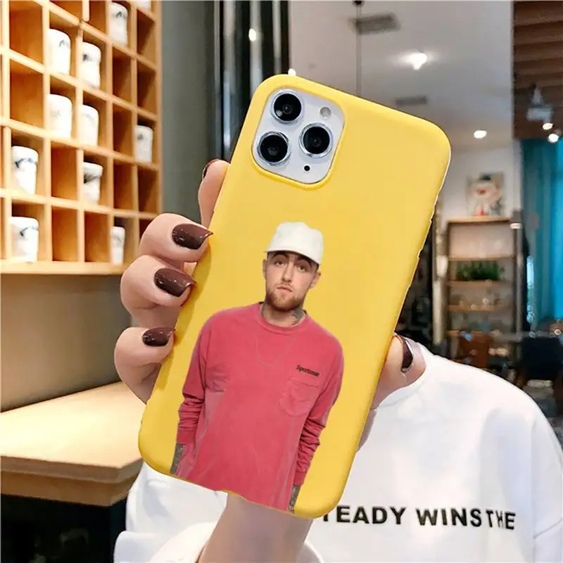 

Macs Miller Phone Case for iphone 11 Pro Max X XS Max XR Candy Color Soft Cover For iPhone 7 8 6 6S Plus Funda Cases
