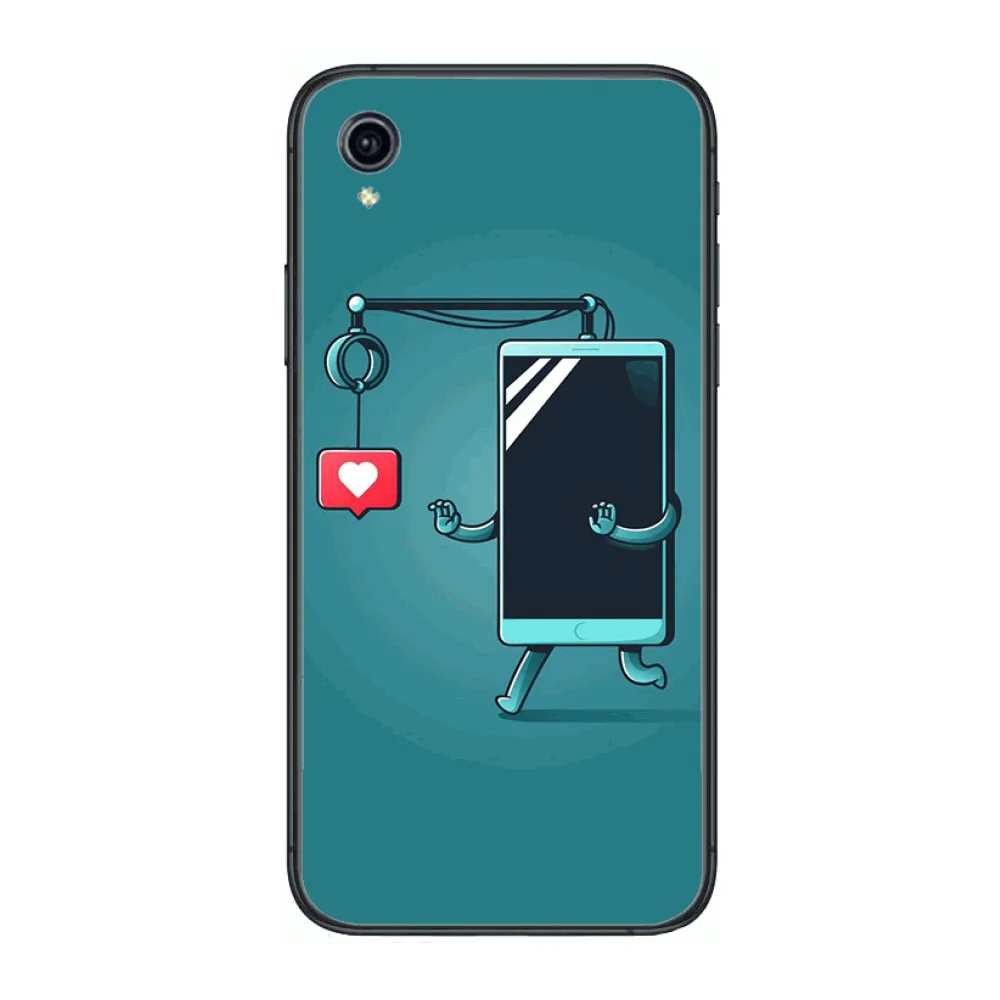 

Personality Interesting Style Phone Cases cover For VIVO X50 30 Y97 91 93 85 83 81 79 73 V 17 15 9 S7 U3X black Covers