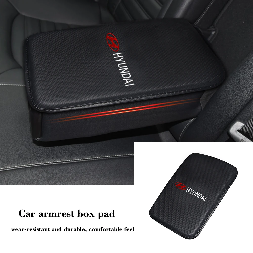 

Car armrest box cushion Dust-proof Cushion Cover Automobiles Protector Pad For Hyundai Santa Fe Sonata Solaris Azera Creta I30 I