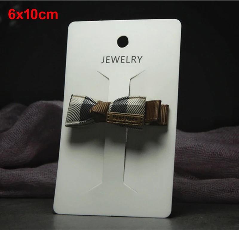 100pcs Multi-style Hair Clip Cards Hair Accessories Jewelry Display Card Fashion Hair Clip Packaging Vintage Classic Card