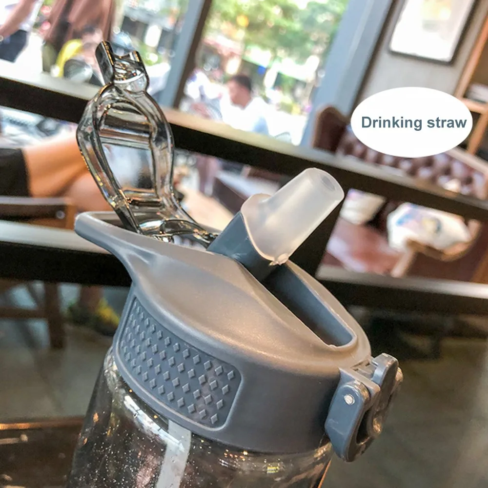 

Sports Water Bottle 500/800ML Protein Shaker Outdoor Travel Portable Leakproof Drinkware Plastic Girl Drink Bottle Kitchen Tools