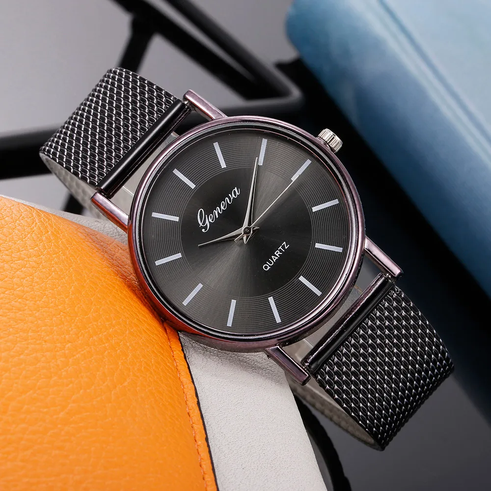 

New Luxury Women Geneva Simple Watches Female Clock Quartz Wristwatch Fashion Ladies Wrist Watch Female Clock Reloj Mujer #10