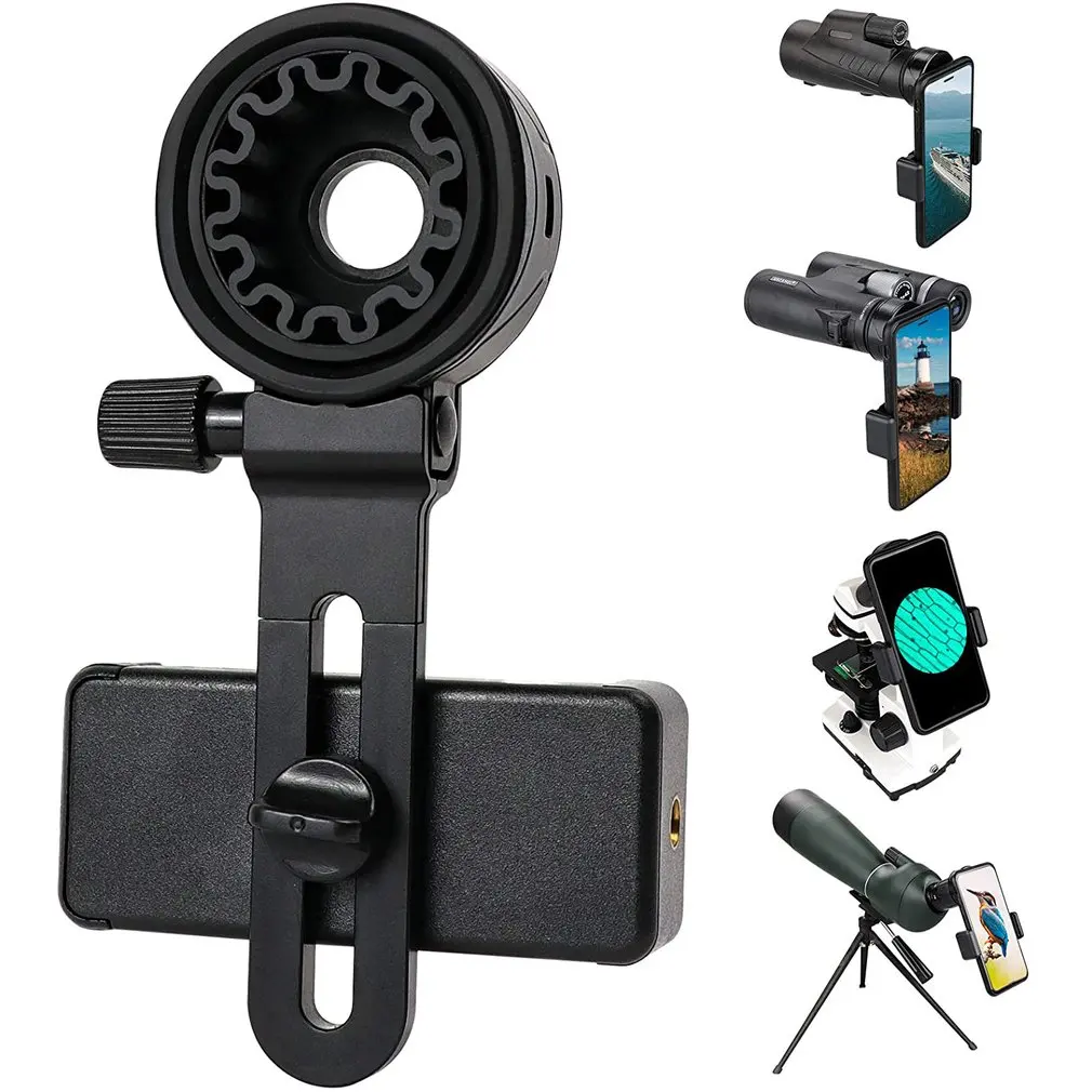 Universal Cell Phone Adapter Bracket Clip Mount Soft Rubber Material For Binocular Monocular Spotting Scope Telescope | Электроника