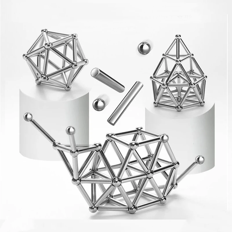 

Декомпрессионные магнитные строительные блоки, игрушка, магнитные бусины, магнитные наклейки «сделай сам», магнитный шар, строительная игр...