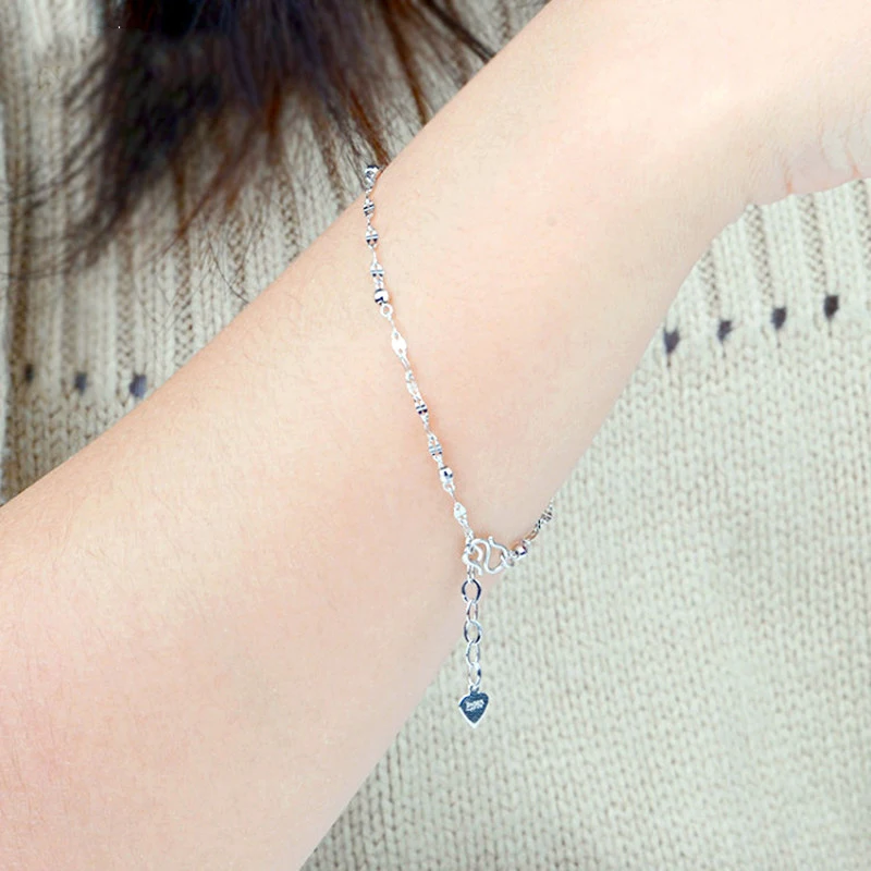 JDX Pt950 браслет из чистого золота настоящая платина чистое золото цепочка мужская