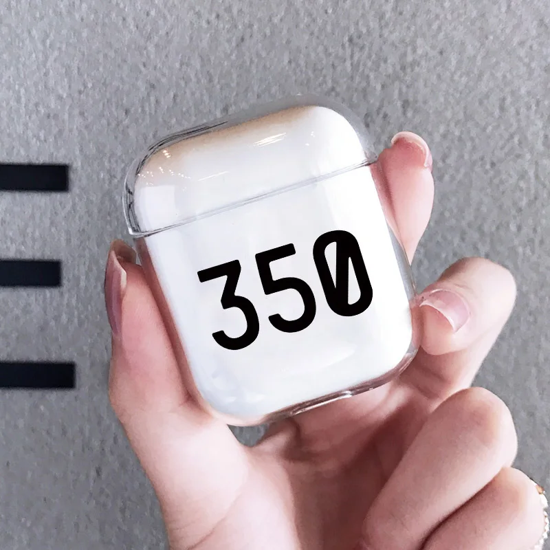 Модный уличный чехол для AirPods Pro 2 прозрачный жесткий Bluetooth гарнитуры защитный air