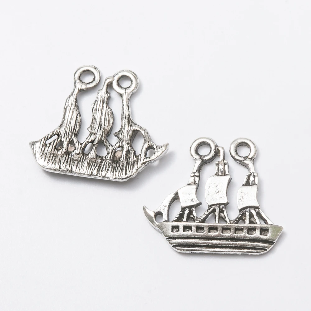 

90pieces antique bronze zinc alloy boat jewelry pendants DIY jewelry making accessories 7640