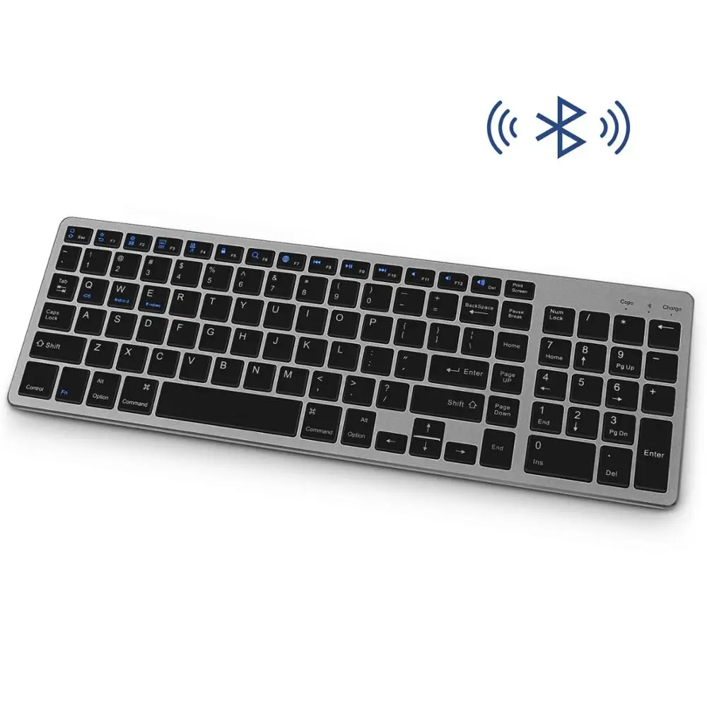 Беспроводная клавиатура с Bluetooth подсветкой перезаряжаемая|Клавиатуры| |