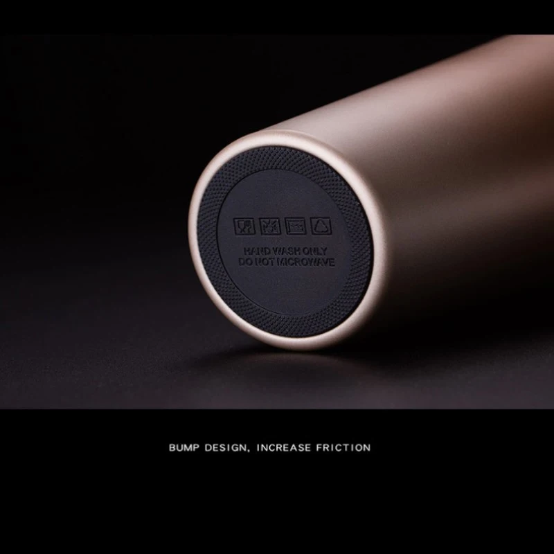 

Portable Vacuum Non-slip Coffee Cup Kitchen Drinkware Stainless Steel Thermos Mug With Handle 500ML Travel Thermos Cup Dropship