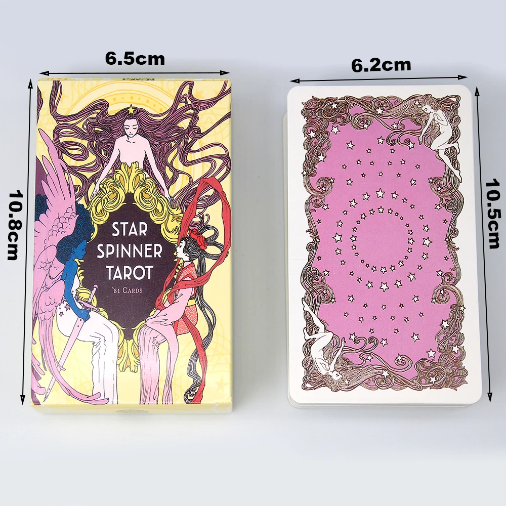 Спиннер в форме звезды Tarot 81 Cards PDF Guide пусть светильник ваш путь с иллюстрациями