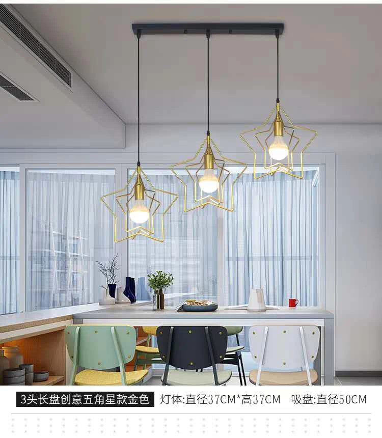 

Simple Modern Style Led Lamps Loft Light Iron Chandelier E27 Bulb Fashion Chandeliers Home Creative Lighting Bedroom Decoration