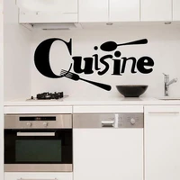 cuisine stickers french wall stickers home decor wall decals for kitchen decoration decal sticker wall poster home decoration