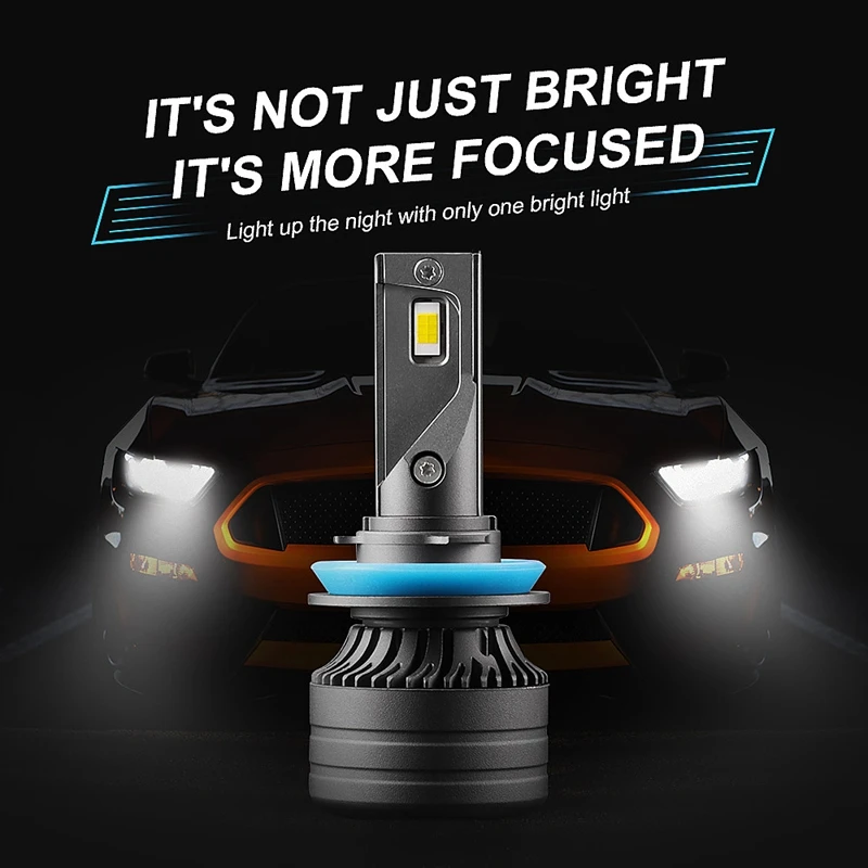 

Led Headlight Bulbs 60W 10000 Lm Super Bright Led Headlights Kit 6000K Cool White Ip68 Waterproof 1 Pair