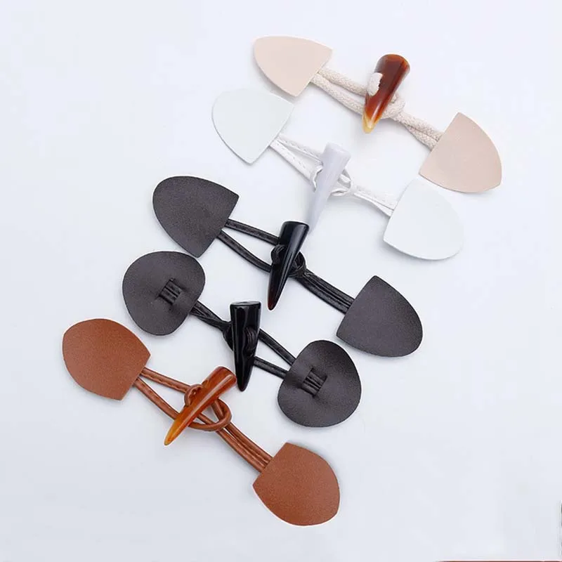 2 пары искусственная кожа смолы кнопки переключения большими кнопками для Шинель