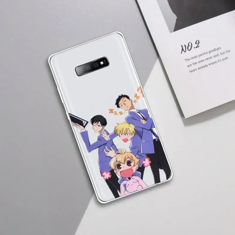

Oran High School Host Club Phone Case Transparent For Samsung Galaxy A 71 21s S note 8 9 10 plus 20 ultra