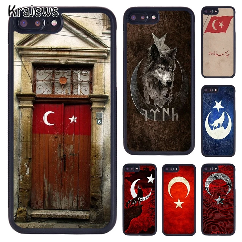 Krajedies Turkei Турецкий флаг с волком для iPhone 5 6 S 7 8 plus 11 Pro X XR XS Max samsung Galaxy S6 S7 S8 S9 S10 PLUS |