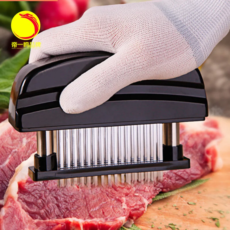 Игольчатый Мясорубка с 48 лезвиями молоток из нержавеющей стали для мяса Beaf