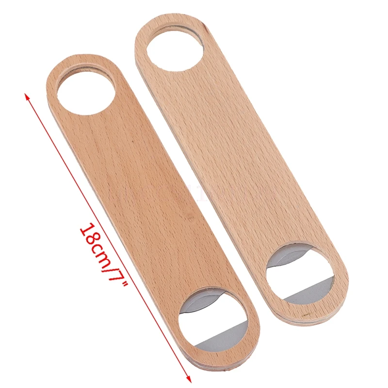 

Wooden Bottle Opener Creative Wine Opener Beer Starter Square Cork Opener Kitchen Gadgets 1 Piece