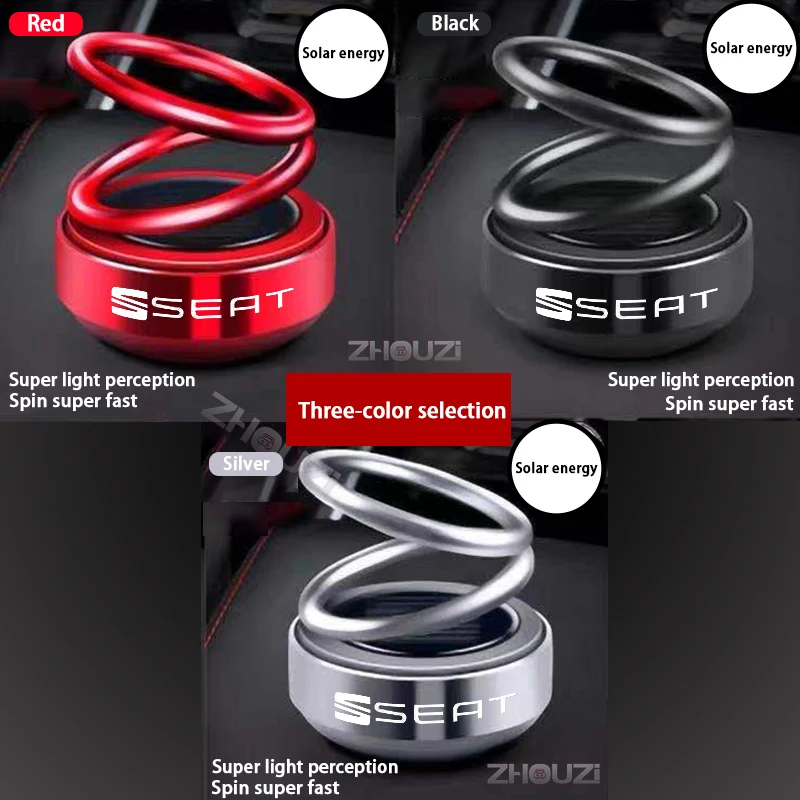 Автомобильный освежитель воздуха на солнечной батарее для Seat FR Leon MK3 MK2 5F Ibiza Altea 6j