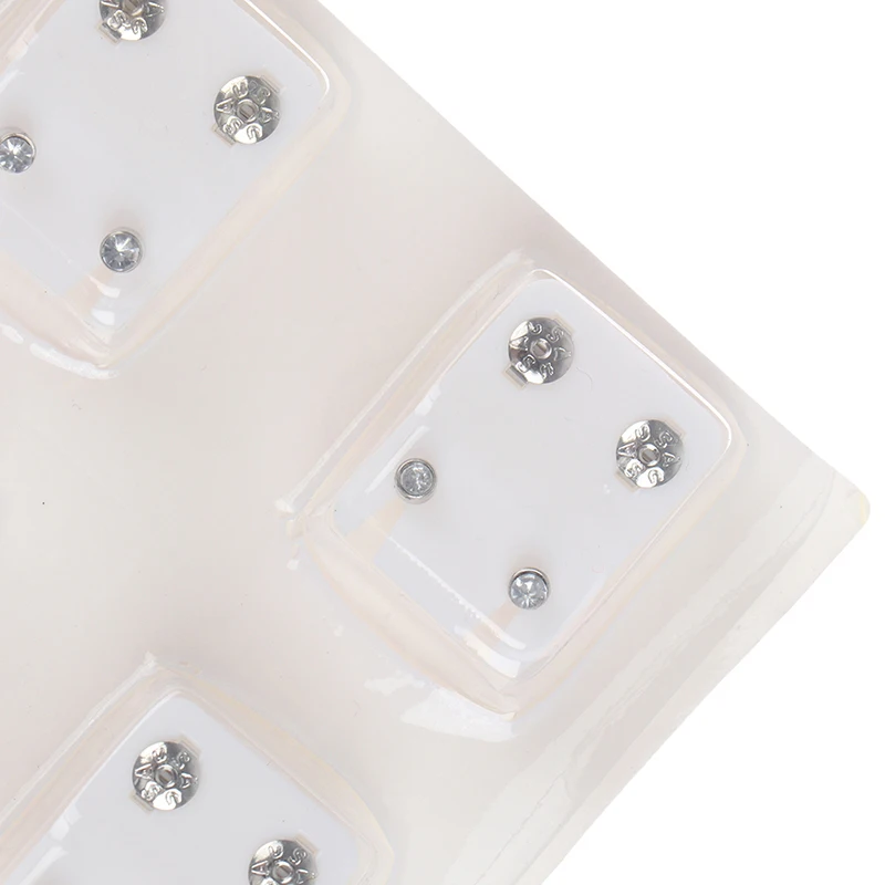 Набор гвоздиков из хирургической стали для пирсинга женщин набор 12 пар ювелирных