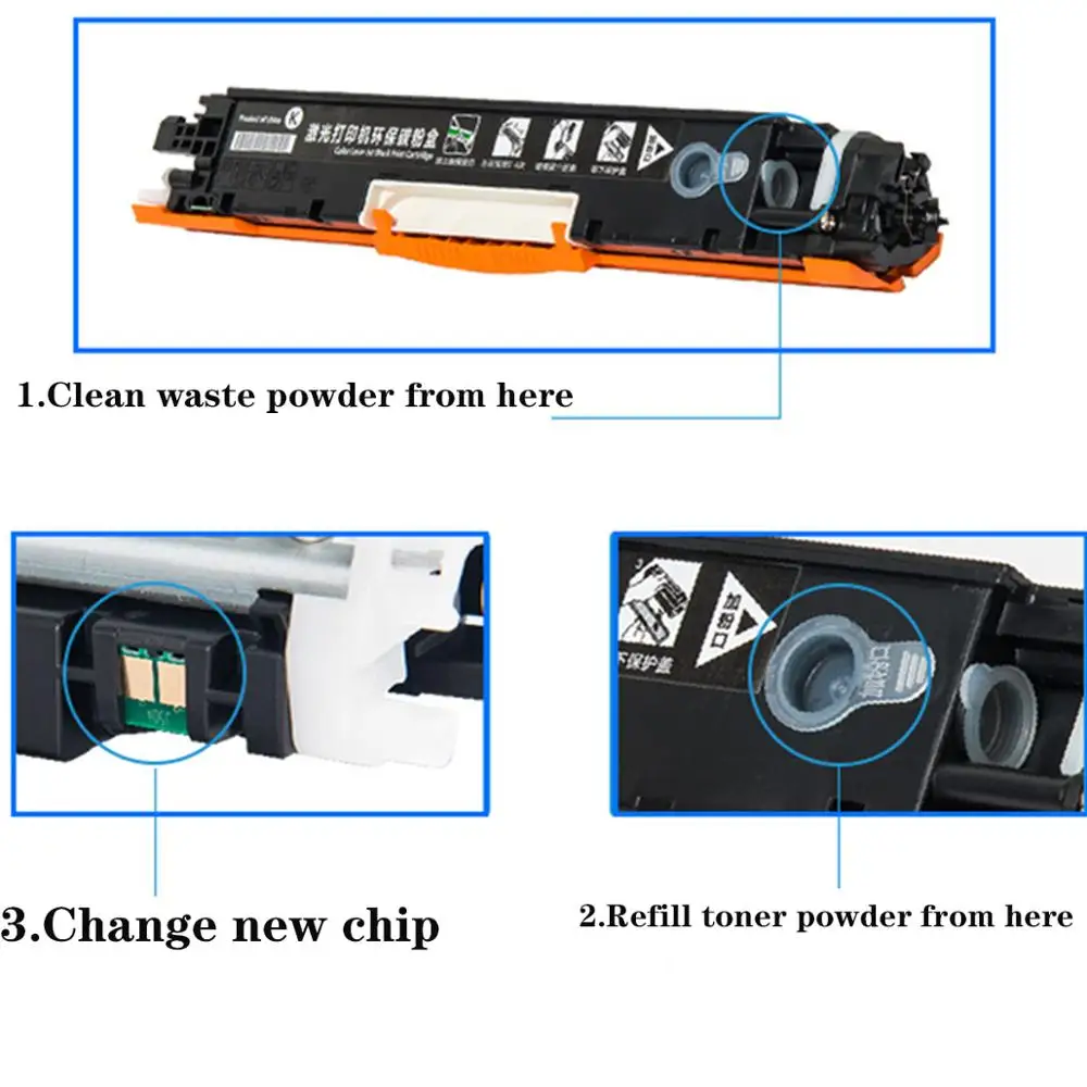 Toner Cartridge for HP Color LaserJet Pro M175nw 100 MFC M175NW MCP1025nw CP1025 M275nw CP1025nw | Компьютеры и офис