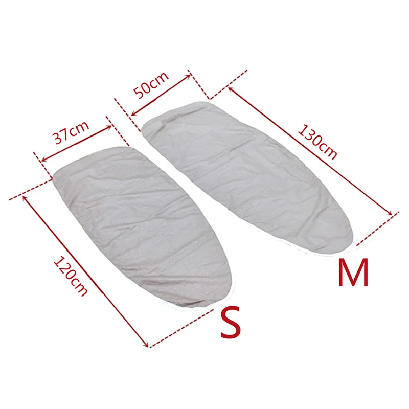 

Home Universal Silver Coated Padded Ironing Board Cover & 4mm Pad Thick Reflect Heavy Heat Reflective Scorch Resistant 2 Sizes