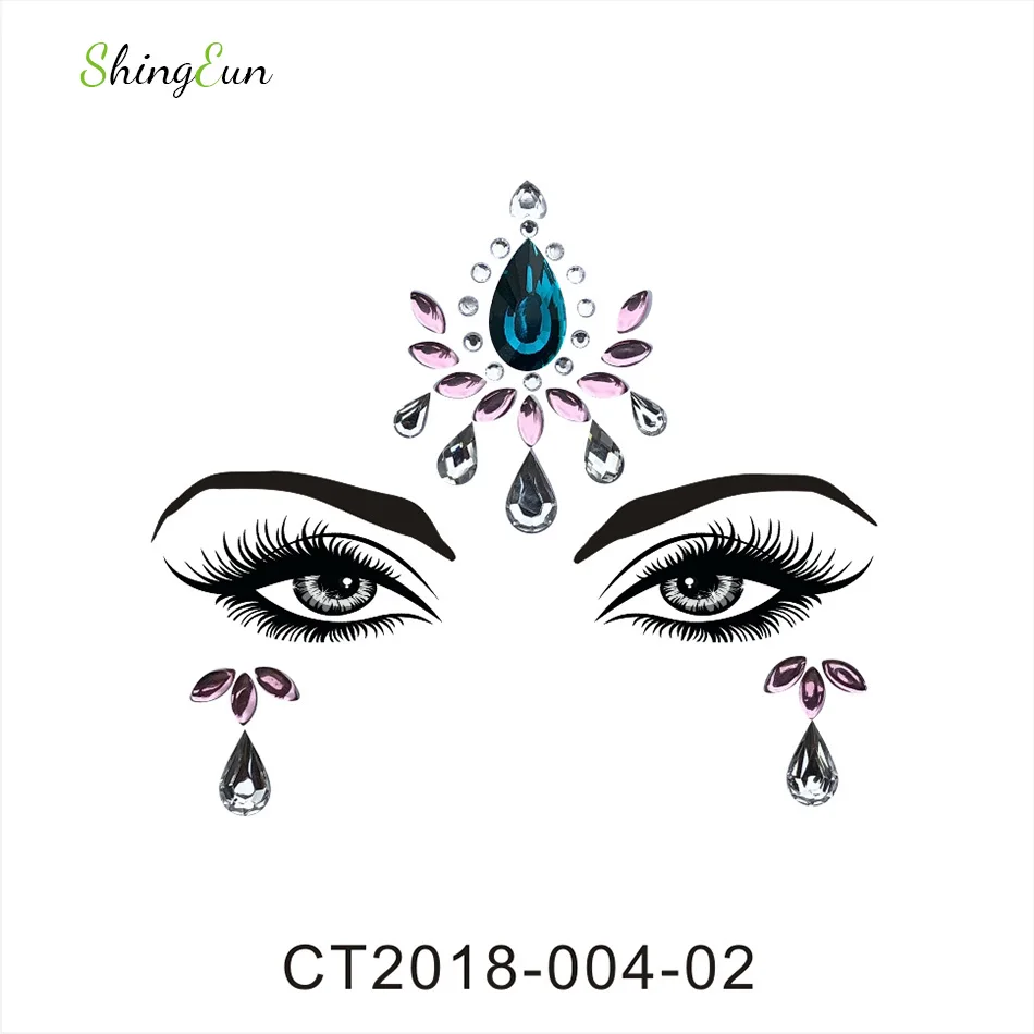 Стильные татуировки Nissi для вечеринки фестиваля макияжа временные