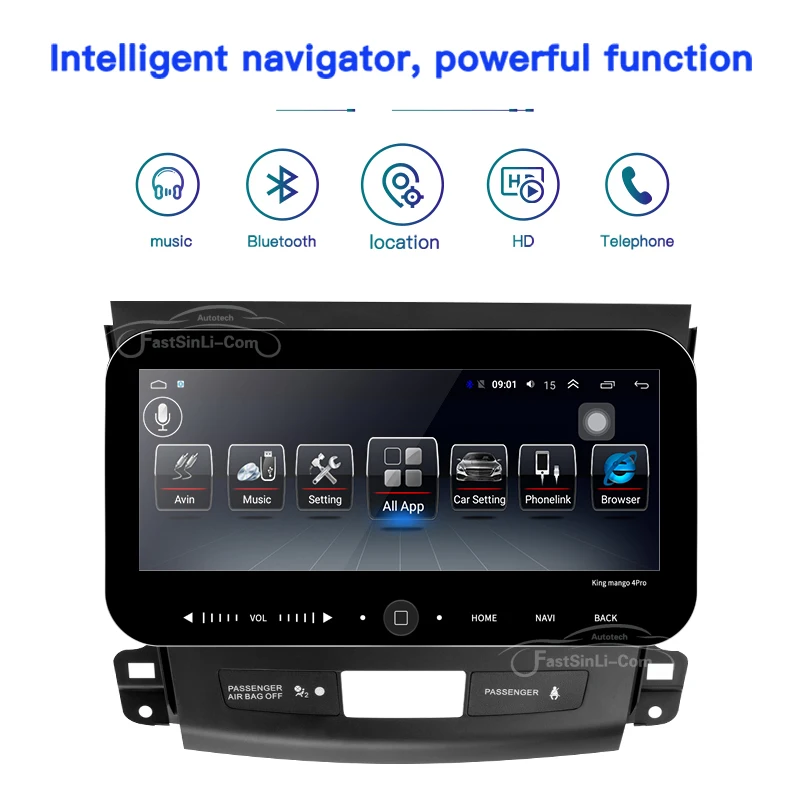 Автомагнитола для Mitsubishi Outlander мультимедийный видеоплеер навигатор GPS Android |