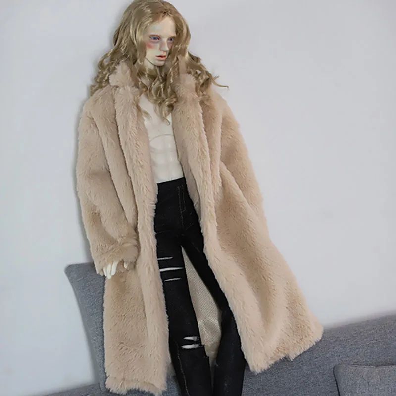 Одежда для кукол Bybrana 1/3 1/4 BJD длинное пальто из искусственного меха норки | Игрушки