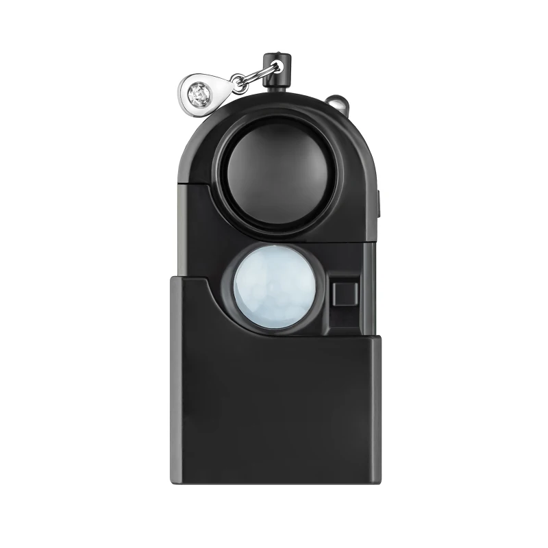 

2021 New Camping Security Alarm 120dB Camping Travel Mini PIR Infrared Motion Sensor Detector Alarm Self Defense Anti-theft