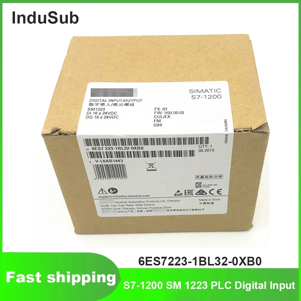 

Новый оригинальный цифровой входной выходной модуль S7-120 6ES7223-1BL32-0XB0 SM1223, гарантия 2 года