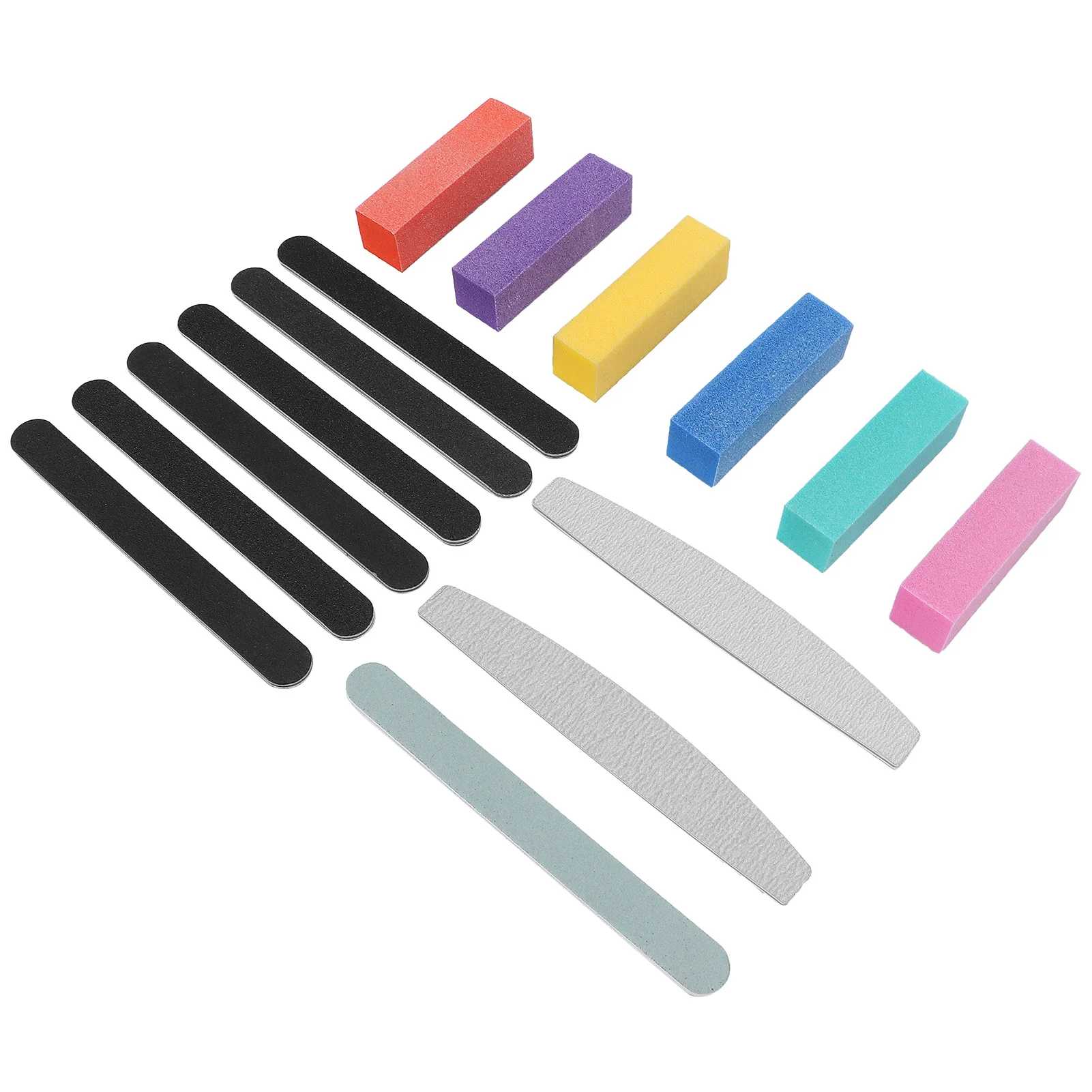 

Пилочка для удаления кутикулы, пилочки для ногтей, буферный набор, двухсторонние пилочки для ногтей, буферный блок, профессиональный набор ...