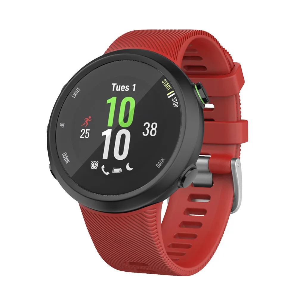 Для Garmin Forerunner 45 45S спортивный мягкий силиконовый сменный ремешок для наручных часов Смарт-часы носимые Аксессуары#1019