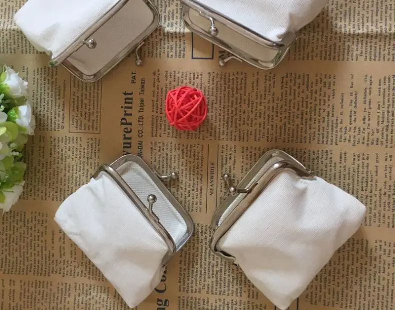 120 шт DIY белые чистые холщовые мешки для хранения девочек Детский кошелек монет