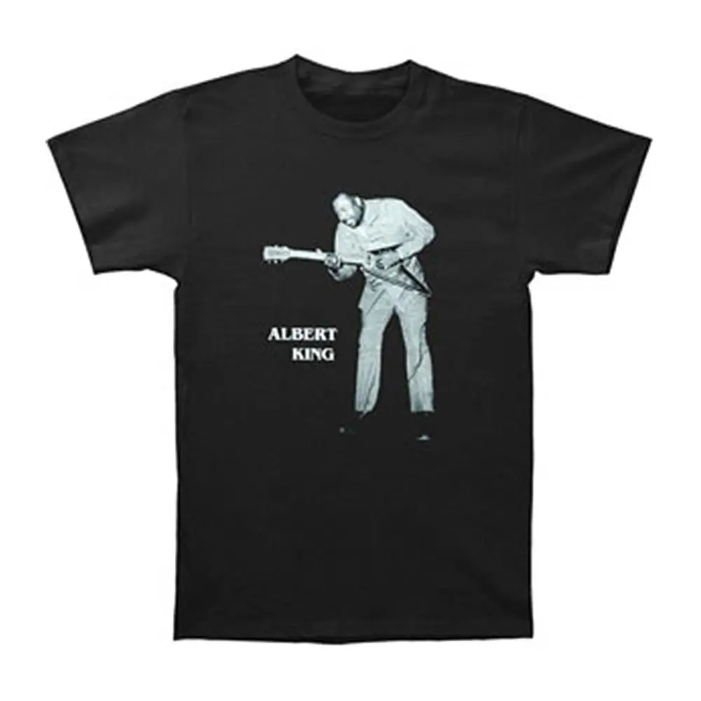 Альберт Кинг Мужская футболка большой черный рокабилия короткий рукав
