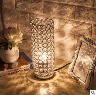 Светильник с украшением в виде кристаллов Светодиодный Настольные лампы Красота