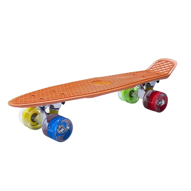 

New-Mini Cruiser Skateboard Short Board Complete Longboard for Youths Beginners or Kids