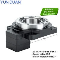 130mm high precision nema23 101 hollow rotary reducer 40nm hollow rotary platform gearbox replace dd motorcam divider