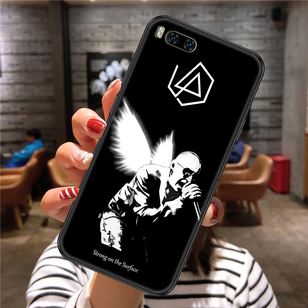 

linkin Rock and park Phone case For Xiaomi Mi Max Note 3 A2 A3 8 9 9T 10 Lite Pro Ultra black fashion cover painting waterproof