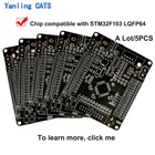 Макетная плата Arm Cortex M3 STM32F103, пустая плата для самостоятельной сварки STM32F103RB RCT6 LQFP64 Pin с RS232 485 CAN 5 шт. Zl-05