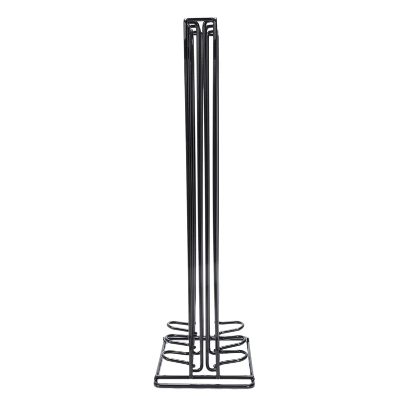 1Pc Coffee Pod Holder Stand Capsule Rack For Nespresso 60 Capsules Black Plastic Spray Treatment | Дом и сад