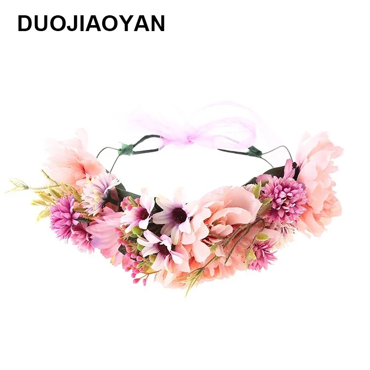 

And Charming The European And American Fashion Headband Christmas Wreath Hair Hair Hoop Spot Wholesale Halloween Day