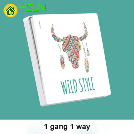 Тип 86 домашнее настенное животное арт переключатель розетка 1 2 3 4 банды способа